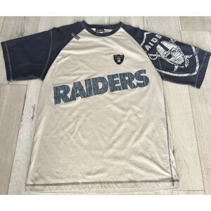 Vintage Brown Oakland Raiders NFL Shirt Patch size XL